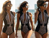 New Women Sexy Swimsuit Shiny Swimwear With Rhinestone Belt Chest